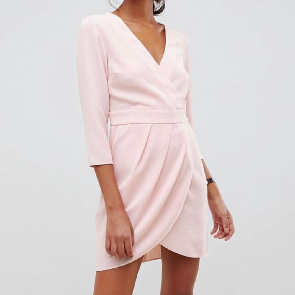 SOLD ❌ HP⭐️ NWOT Mini Dress with Wrap Skirt